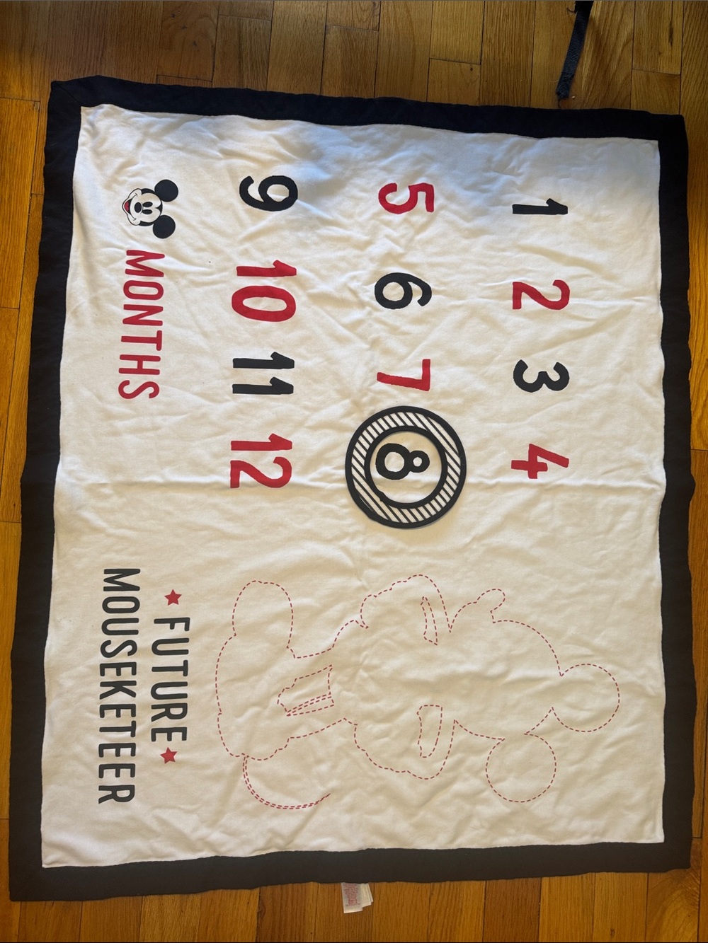 Disney Store Disney Baby 1 to 12 month blanket milestone tracker